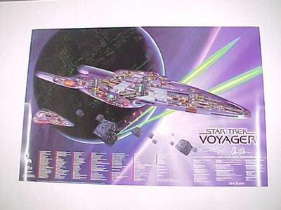 Poster, Star Trek Voyager