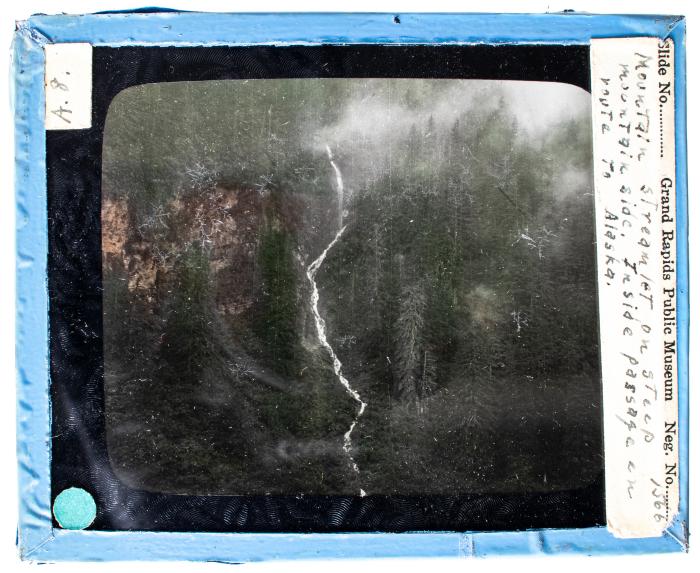 Lantern Slide, Alaskan Mountain Streamlet