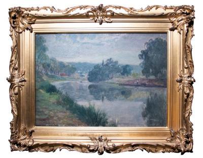 Oil Painting, Pastoral Scene