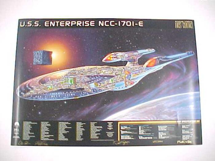 The Original Series 17"x11" POSTER U.S.S Star Trek Enterprise NCC-1701 MINT! 