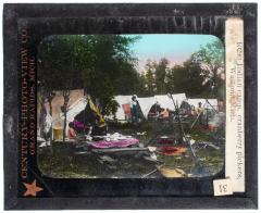 Lantern Slide, Native Camp