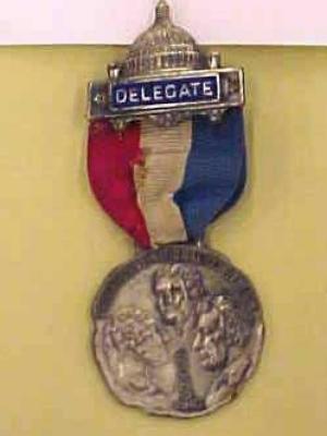 Progressive National Convention Pin, Chicago, Illinois, 1916