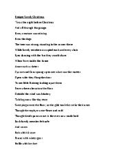 Poem, Unique Family Christmas