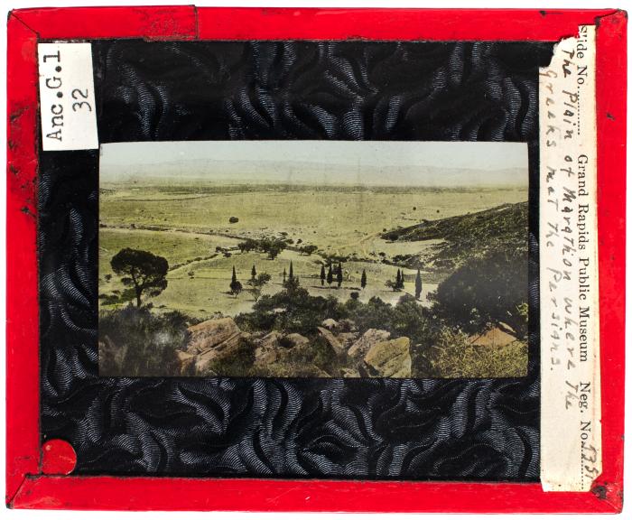 Lantern Slide, Plain of Marathon
