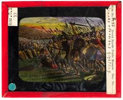 Lantern Slide, Greeks and Persians Fighting