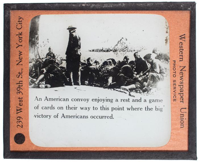 Lantern Slide, American Convoy