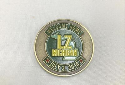 Military Challenge Coin,  Lz Michigan Vietnam Veteran