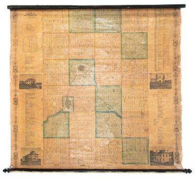 Map of Kent County, Michigan 
