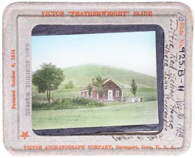 Lantern Slide, Red School House