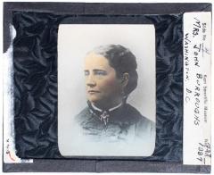 Lantern Slide, Mrs. John Burroughs