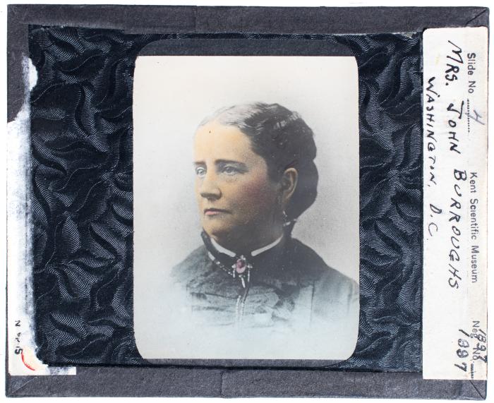 Lantern Slide, Mrs. John Burroughs