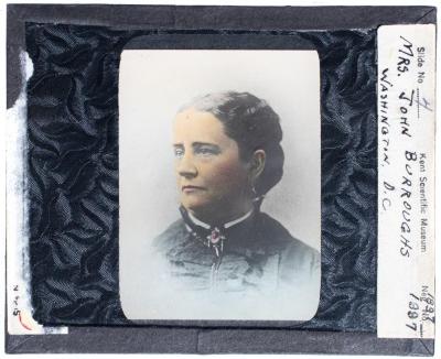 Lantern Slide, Mrs. John Burroughs