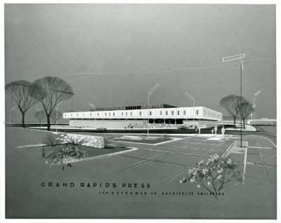 Rendering, Grand Rapids Press Building