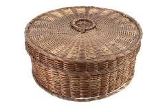 Splint Basket With Lid