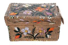Box And Lid, Birchbark, Ottawa-ojibwa