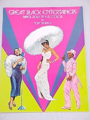 Paper Dolls Book, Great Black Entertainers