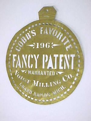 Stencil, Cobb's Favorite/voigt Milling Co./grand Rapids, Mich.