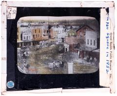 Lantern Slide, Campau Square