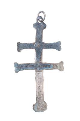 Cross, Double Silver (florentine)