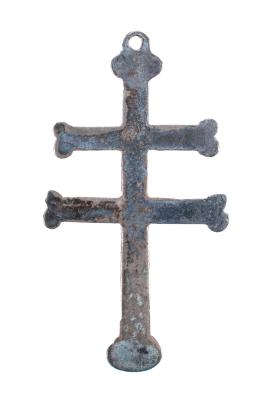 Cross, Double Silver (florentine)