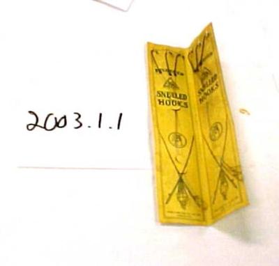 Snelled Fish Hooks, 6 On A Card, Pflueger