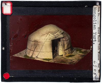 Lantern Slide, Mongolian Yurt