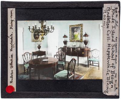 Lantern Slide, School of Design Dining Room