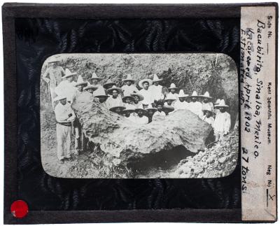 Lantern Slide, Bacubirito Meteorite