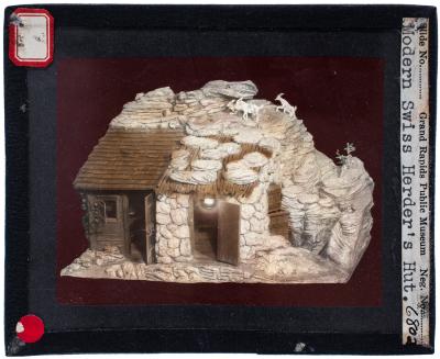 Lantern Slide, Swiss Hut