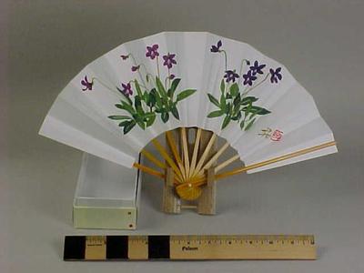 Japanese Fan And Stand