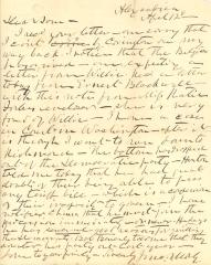 Letter, John Mosby to Sam Chapman