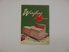 Directory. Wurzburg Department Store Directory, Circa 1947