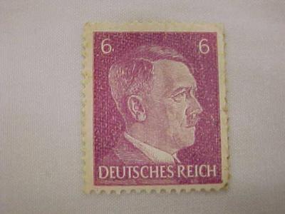Adolph Hitler Postage Stamp, Wwii, Deutsches Reich