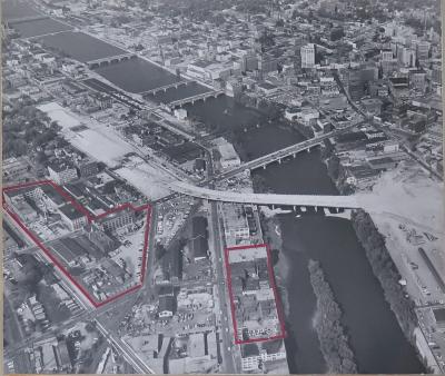 Photograph, Aerial View Of Grand Rapids