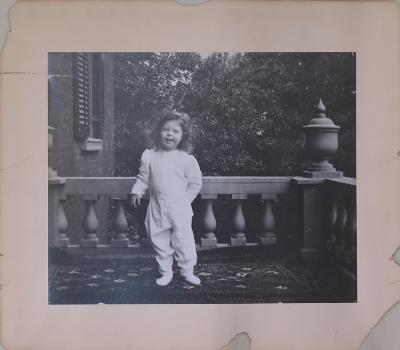 Photograph, Mary Leffing Waters On The Balcony Of Her Parents' House, 1893-1896