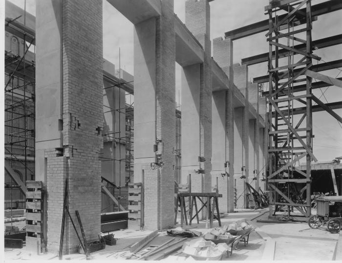 Photograph, Civic Auditorium Construction