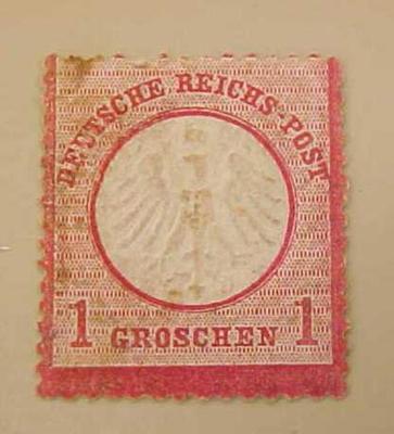 Postage Stamp, Imperial Germany With Imperial Eagle, The German Empire
