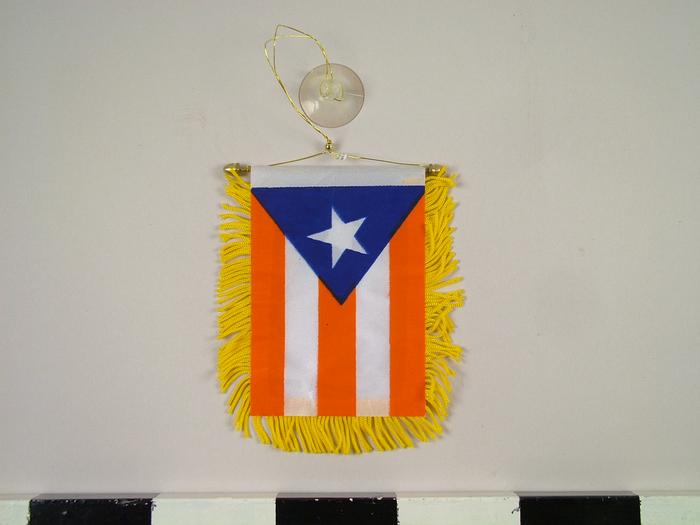 Automobile Rear-view Mirror Flag, Puerto Rico