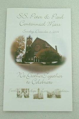 Program Or Bulletin, St. Peter And Paul Church Centennial Mass, December 5, 2004