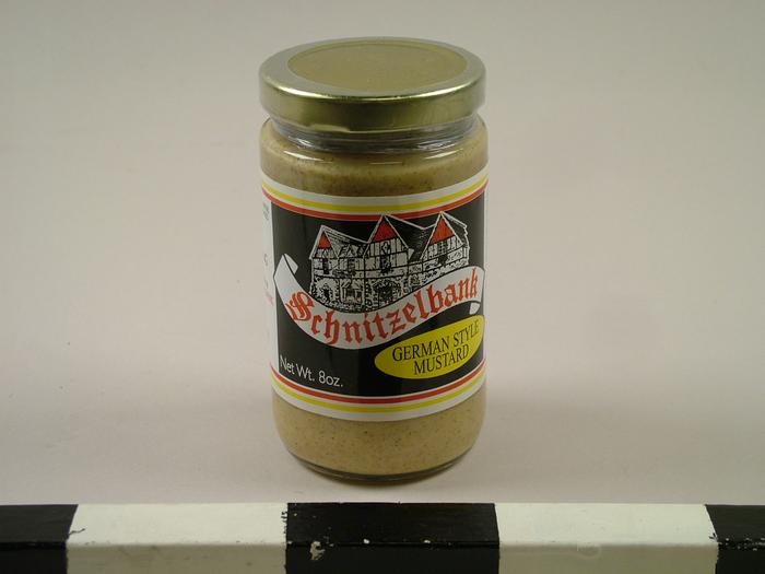 Schnitzelbank Mustard Jar