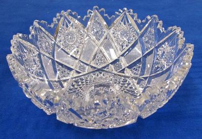 Large Cut Glass Bowl