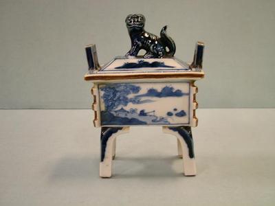 Incense Burner And Lid, Japanese