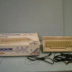 Personal Computer, Commodore 64c, With Box And Cables, Woodrow Vanhouten Personal Computer Archival Collection #200
