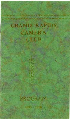 Program, Grand Rapids Camera Club