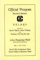 Program, Grand Rapids Relays