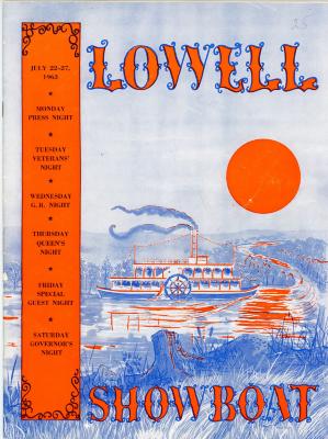 Program, Lowell Showboat 