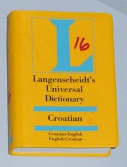 Pocket Reference Dictionary, Langenscheidt's Universal Dictionary: Croatian - English