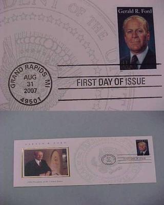 First Day Cover, Gerald R. Ford U. S. Postage Stamp