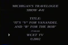VHS Tape, Michigan Travelogue