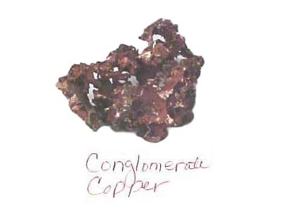 Conglomerate Copper, Michigan